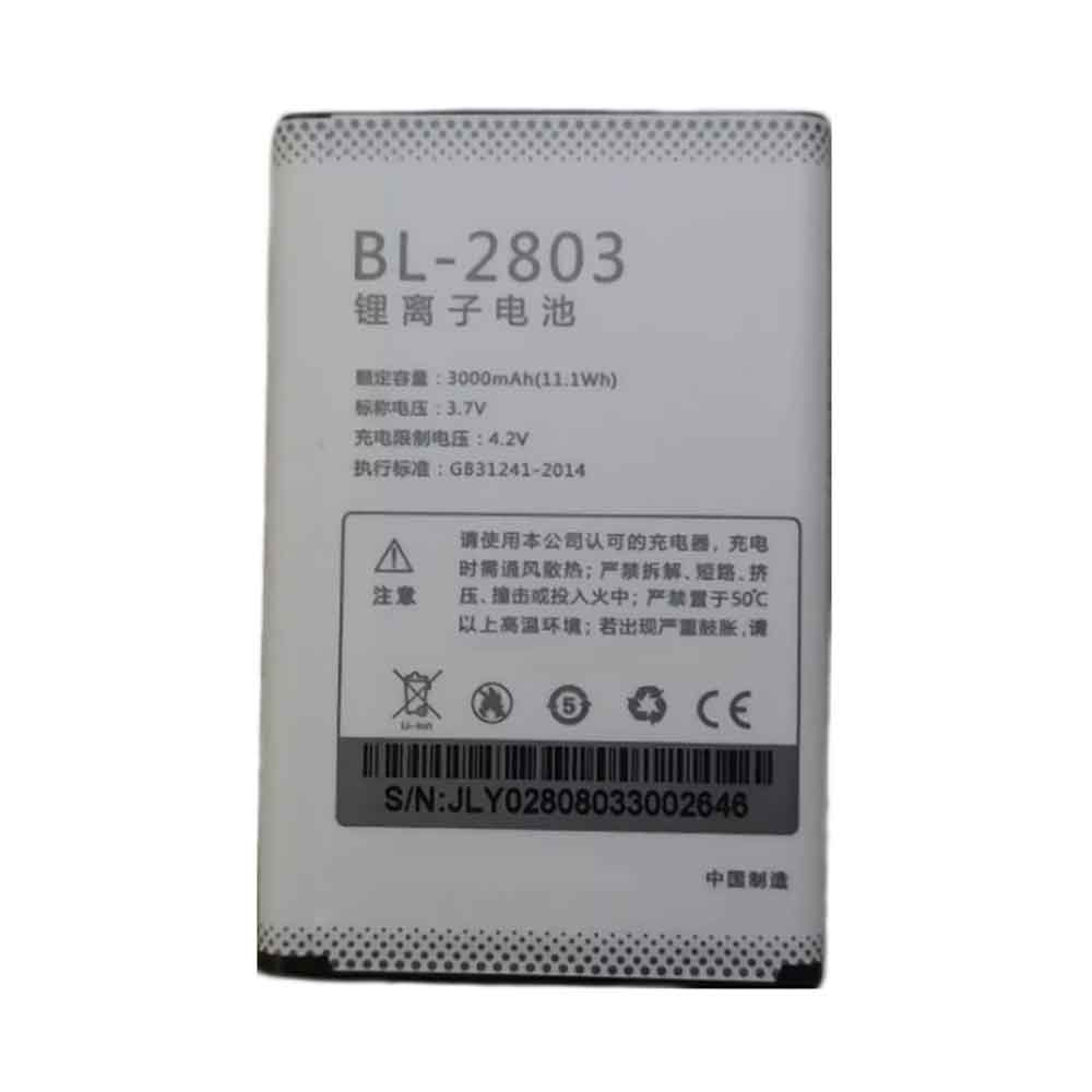 BL-2803 3000mAh 3.7V laptop akkus