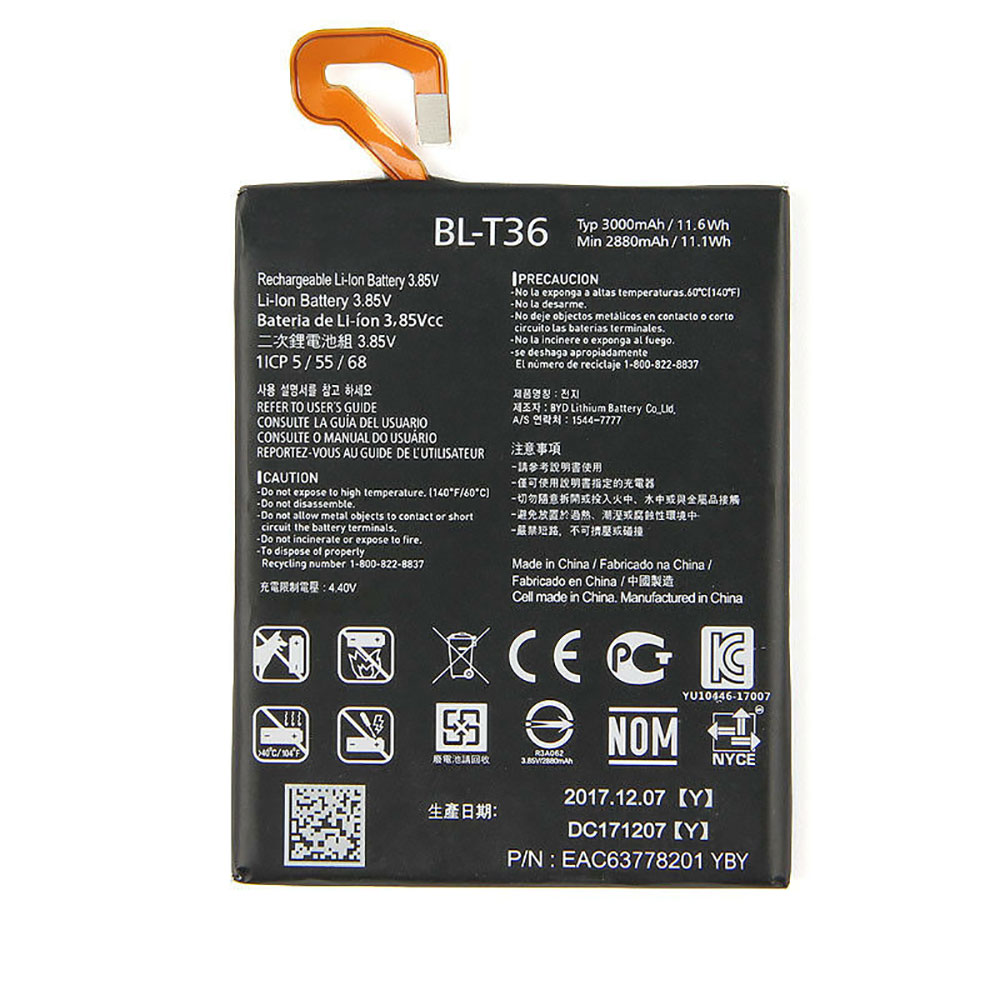 BL-T36 2880mAh/11.1WH 3.85V/4.40V laptop akkus
