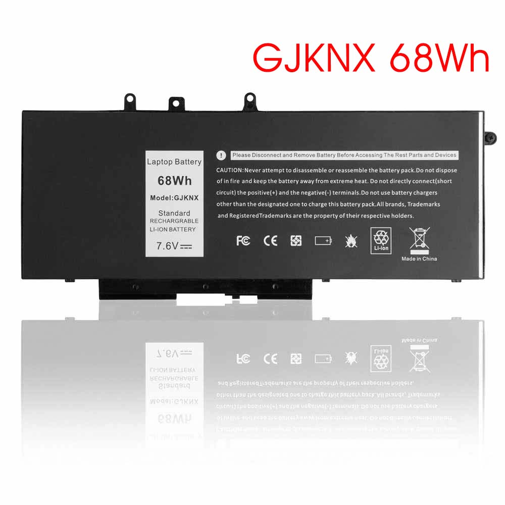 GJKNX 68Wh 8500mAh(4 Cell) 7.6V laptop akkus