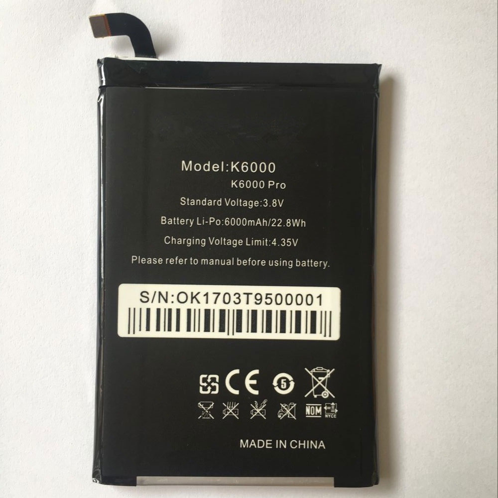 K6000 6000mAh/22.8WH 3.8V/4.35V laptop akkus