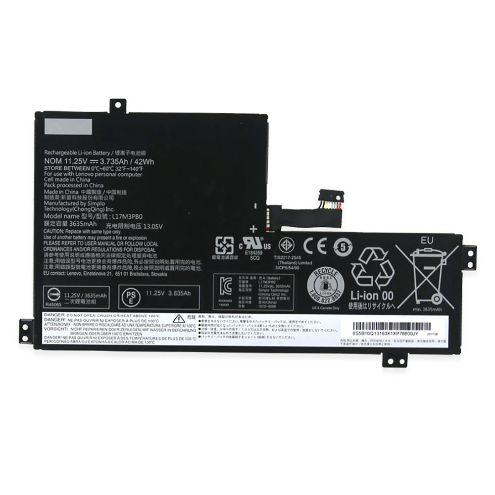 Batterie pour Lenovo L17C3PG0