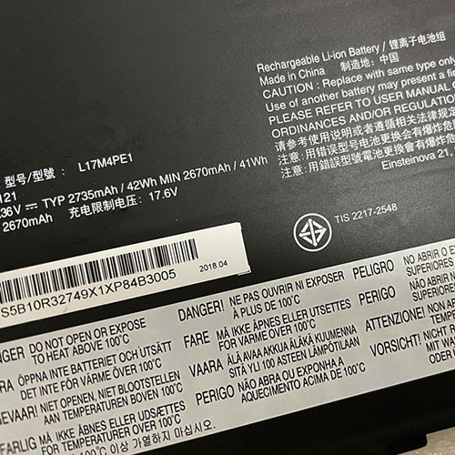 Lenovo IdeaPad 730S YOGA S730 13IWL/Lenovo IdeaPad 730S YOGA S730 13IWL  Batterie