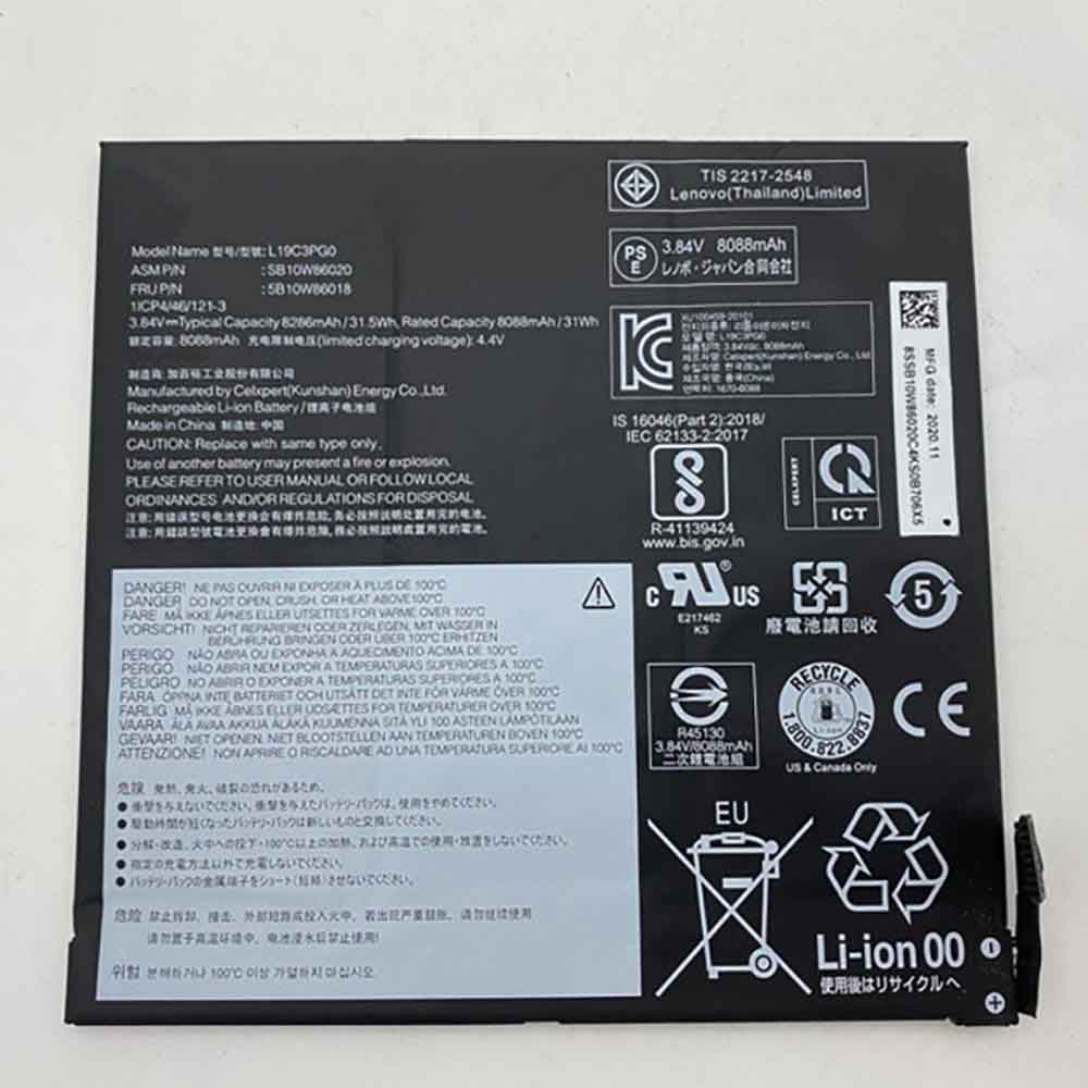 L19C3PG0 laptop akkus