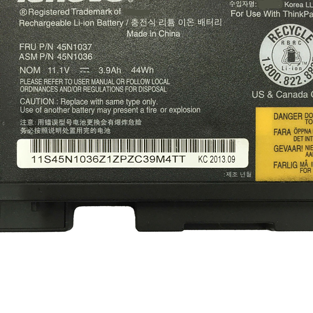 Lenovo thinkpad T430s T430si  Batterie