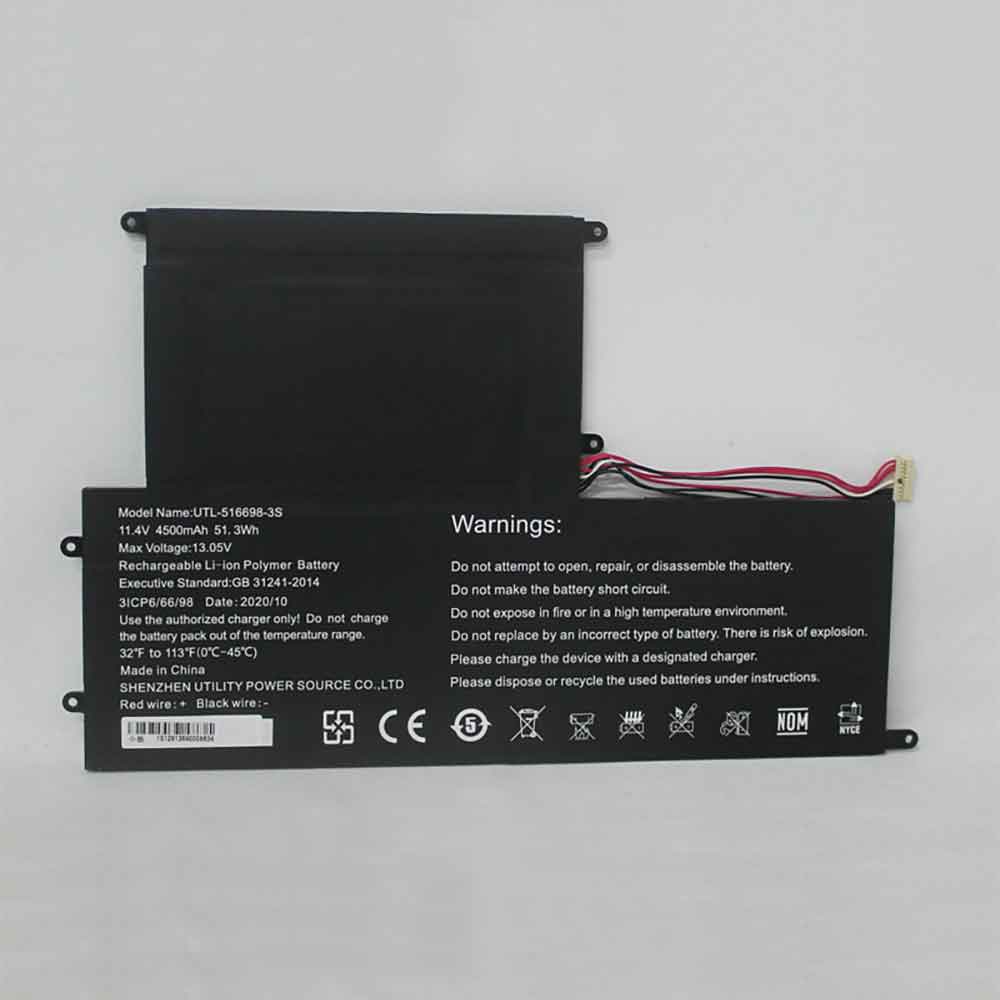 Batterie pour Rtdpart UTL-516698-3S