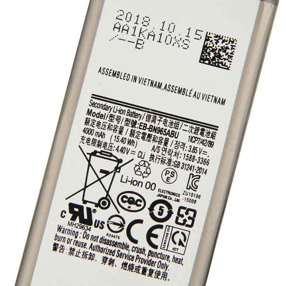 Samsung Galaxy Note 9 SM N9600 N9600  Batterie