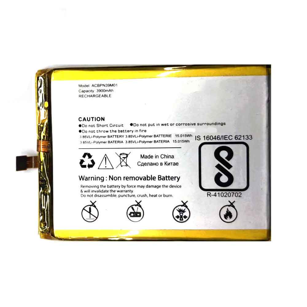Batterie pour Micromax ACBPN39M01