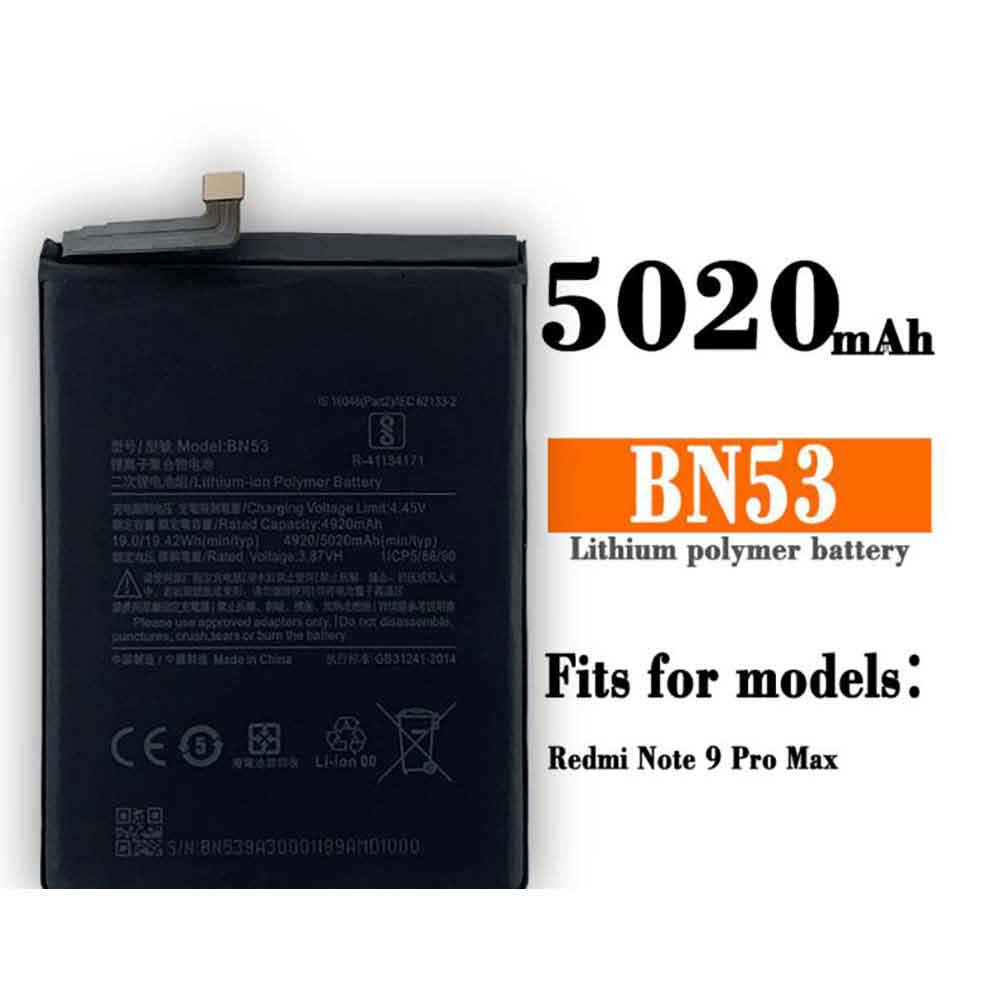 BN53 5020mAh/19.42WH 3.87V 4.45V laptop akkus