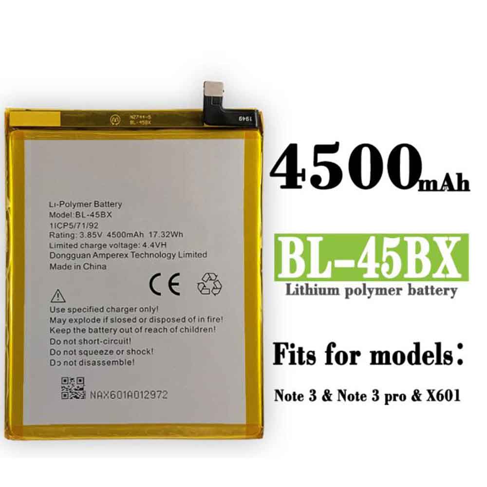 Batterie pour Infinix BL-45BX